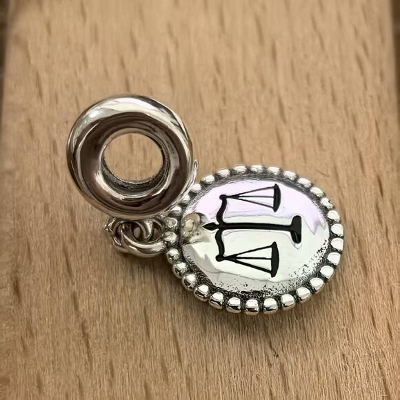 Pandora Law Justice Freedom Charm Pendant, S925 Silver Bracelets - Picture 3 of 4